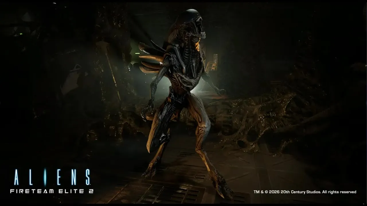 Xenomorph reveal art from the AFE2 enemies dossier video